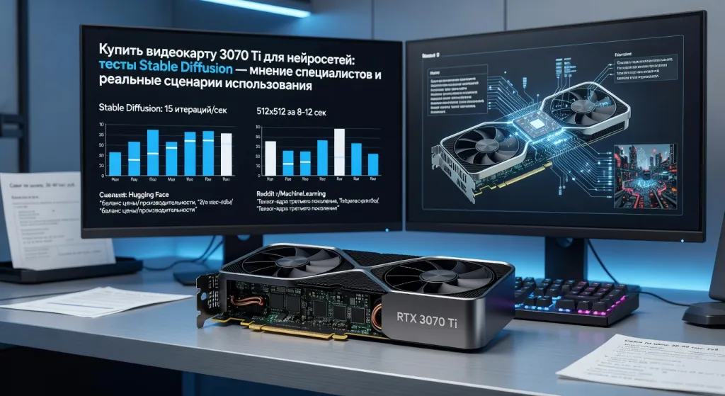 Купить видеокарту 3070 Ti для нейросетей: тесты Stable Diffusion — мнение специалистов и реальные сценарии использования