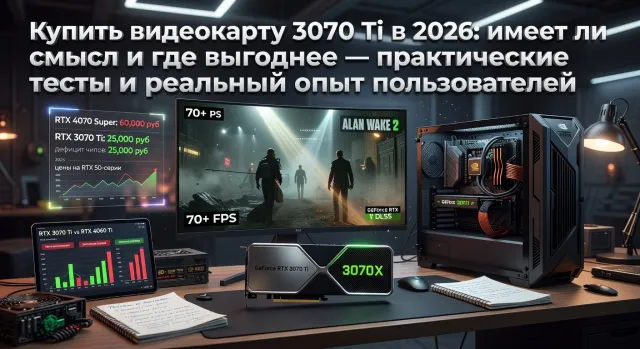 Купить видеокарту 3070 Ti в 2026: имеет ли смысл и где выгоднее — практические тесты и реальный опыт пользователей